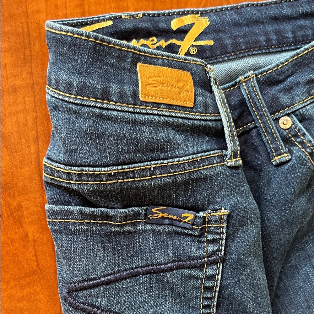 Seven7 Denim Jorts Sunset Bermuda Shorts Cotton Blend Roll up or Down - Picture 8 of 10